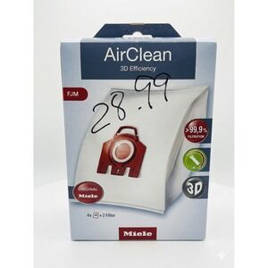 Miele AirClean 3D Efficiency FJM Vacuum Bags & Filters 4 Pack Genuine Original